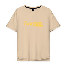 Мужская футболка хлопок Oversize с принтом FakeTaxi в Тюмени, 100% хлопок | свободный крой, круглый ворот, “спинка” длиннее передней части | 