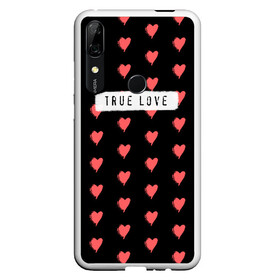 Чехол для Honor P Smart Z с принтом True Love в Тюмени, Силикон | Область печати: задняя сторона чехла, без боковых панелей | 14 февраля | love | valentine | день святого валентина | любовь | сердечки