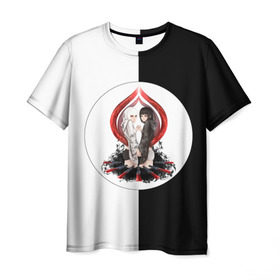 Мужская футболка 3D с принтом Kurona & Nashiro (Tokyo Ghoul) в Тюмени, 100% полиэфир | прямой крой, круглый вырез горловины, длина до линии бедер | kurona yasuhisa | nashiro yasuhisa | курона ясухиса | наширо ясухиса