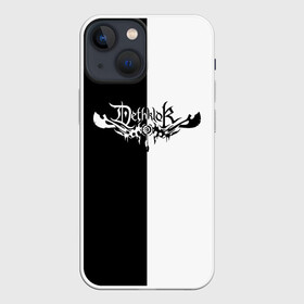 Чехол для iPhone 13 mini с принтом Dethklok в Тюмени,  |  | dethklok | metalocalypse | the dethalbum | брендон смолл | группа | детклок | детхклок | детхлок | джин хоглан | дэт | мелодик | мёрдерфейс | метал | металлопокалипсис | пиклз | рок | эксплоужен