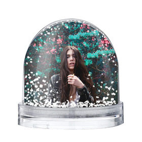 Снежный шар с принтом Dua Lipa в Тюмени, Пластик | Изображение внутри шара печатается на глянцевой фотобумаге с двух сторон | dua lipa | дуа липа