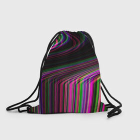 Рюкзак-мешок 3D с принтом Неоновый свет в Тюмени, 100% полиэстер | плотность ткани — 200 г/м2, размер — 35 х 45 см; лямки — толстые шнурки, застежка на шнуровке, без карманов и подкладки | 