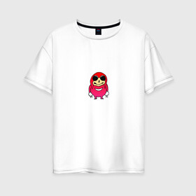 Женская футболка хлопок Oversize с принтом De Way в Тюмени, 100% хлопок | свободный крой, круглый ворот, спущенный рукав, длина до линии бедер
 | knuckles | the way | vrchat | наклз | наклс