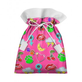 Подарочный 3D мешок с принтом Вкусняшки в Тюмени, 100% полиэстер | Размер: 29*39 см | Тематика изображения на принте: веселые | модные | надпись | новинки | популярные | прикольная | цветные | яркие