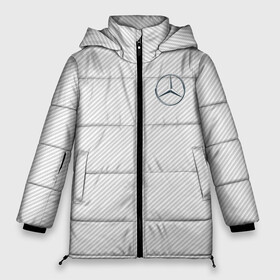 Женская зимняя куртка 3D с принтом MERCEDES BENZ CARBON в Тюмени, верх — 100% полиэстер; подкладка — 100% полиэстер; утеплитель — 100% полиэстер | длина ниже бедра, силуэт Оверсайз. Есть воротник-стойка, отстегивающийся капюшон и ветрозащитная планка. 

Боковые карманы с листочкой на кнопках и внутренний карман на молнии | amg | mercedes | марка | машины | мерседес