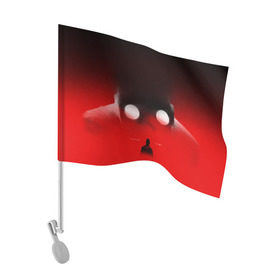 Флаг для автомобиля с принтом Хаски Крот в Тюмени, 100% полиэстер | Размер: 30*21 см | rap | дмитрий кузнецов | рэп | рэпер | хаски