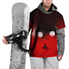 Накидка на куртку 3D с принтом Хаски Крот в Тюмени, 100% полиэстер |  | rap | дмитрий кузнецов | рэп | рэпер | хаски
