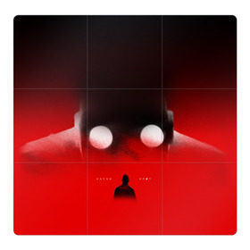 Магнитный плакат 3Х3 с принтом Хаски Крот в Тюмени, Полимерный материал с магнитным слоем | 9 деталей размером 9*9 см | rap | дмитрий кузнецов | рэп | рэпер | хаски