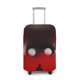 Чехол для чемодана 3D с принтом Хаски Крот в Тюмени, 86% полиэфир, 14% спандекс | двустороннее нанесение принта, прорези для ручек и колес | rap | дмитрий кузнецов | рэп | рэпер | хаски