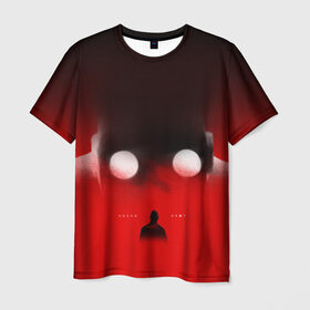 Мужская футболка 3D с принтом Хаски Крот в Тюмени, 100% полиэфир | прямой крой, круглый вырез горловины, длина до линии бедер | Тематика изображения на принте: rap | дмитрий кузнецов | рэп | рэпер | хаски