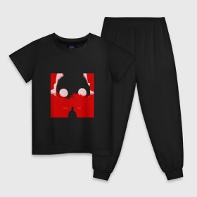 Детская пижама хлопок с принтом Крот в Тюмени, 100% хлопок |  брюки и футболка прямого кроя, без карманов, на брюках мягкая резинка на поясе и по низу штанин
 | rap | дмитрий кузнецов | рэп | рэпер | хаски