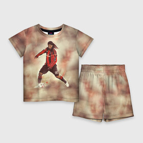 Детский костюм с шортами 3D с принтом Ronaldinho в Тюмени,  |  | ronaldinho | роналдиньо | роналдинью | рональдиньо