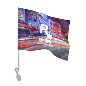 Флаг для автомобиля с принтом Никита в стиле GTA в Тюмени, 100% полиэстер | Размер: 30*21 см | game | grand theft auto v | gta 5 | gta online | gta v | город | игры | имена | никита