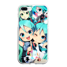 Чехол для iPhone 7Plus/8 Plus матовый с принтом Vocaloid в Тюмени, Силикон | Область печати: задняя сторона чехла, без боковых панелей | anime | hatsune miku | vocaloid | аниме | вокалоид | мику хатсуне