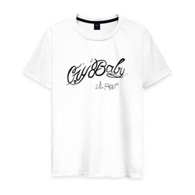 Мужская футболка хлопок с принтом Lil Peep - 105 в Тюмени, 100% хлопок | прямой крой, круглый вырез горловины, длина до линии бедер, слегка спущенное плечо. | lil peep | лил пип | маленький пип