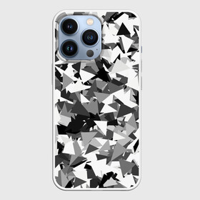 Чехол для iPhone 13 Pro с принтом Городской серый камуфляж в Тюмени,  |  | армия | геометрический | геометрия | маскировка | милитари | паттерн | текстура | треугольники | чернобелый