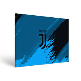 Холст прямоугольный с принтом FC Juventus abstract style в Тюмени, 100% ПВХ |  | football | soccer | ювентус