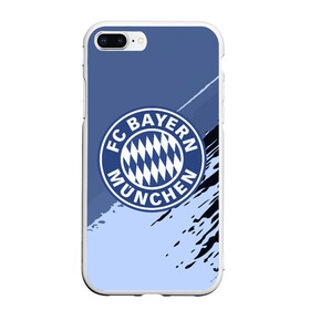 Чехол для iPhone 7Plus/8 Plus матовый с принтом FC Bayern Munchen style в Тюмени, Силикон | Область печати: задняя сторона чехла, без боковых панелей | football | soccer | байерн