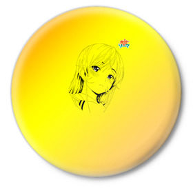 Значок с принтом Shokugeki no Souma в Тюмени,  металл | круглая форма, металлическая застежка в виде булавки | anime | аниме | божественного | повар | поисках | сома | юкихира