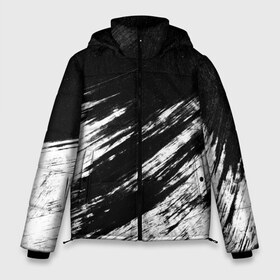 Мужская зимняя куртка 3D с принтом abstraction black&white в Тюмени, верх — 100% полиэстер; подкладка — 100% полиэстер; утеплитель — 100% полиэстер | длина ниже бедра, свободный силуэт Оверсайз. Есть воротник-стойка, отстегивающийся капюшон и ветрозащитная планка. 

Боковые карманы с листочкой на кнопках и внутренний карман на молнии. | abstraction | watercolor | абстракция красок | акварель | брызги красок | живопись | краска | потертость красок | размытые краски | текстуры | черно белый | яркие | яркие краски