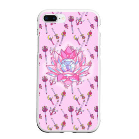 Чехол для iPhone 7Plus/8 Plus матовый с принтом Sailor Moon Heart в Тюмени, Силикон | Область печати: задняя сторона чехла, без боковых панелей | banny | seilor moon | usagi | банни | сейлор мун | усаги