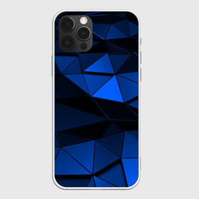 Чехол для iPhone 12 Pro Max с принтом Blue abstraction collection в Тюмени, Силикон |  | abstraction | geometry | polygon | абстракция | геометрия | грань | краски | кубик | кубики | линии | мозаика | полигон | разноцветные | ребро | текстура | тени | узор