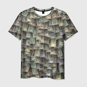 Мужская футболка 3D с принтом Доллары США в Тюмени, 100% полиэфир | прямой крой, круглый вырез горловины, длина до линии бедер | dollar | forex | usa | банкноты | богатство | валюта | деньги | доллар | купюры | паттрен | трейдер | чешуя