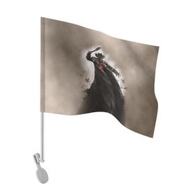 Флаг для автомобиля с принтом Джиперс Криперс в Тюмени, 100% полиэстер | Размер: 30*21 см | creepers | ghost | horror | jeepers | демон | джиперс | кино | криперс | монстр | призрак | ужасы | фильм | хоррор