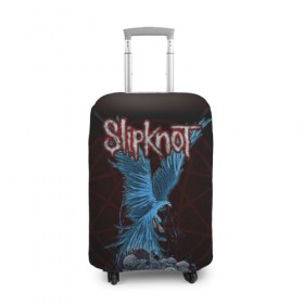 Чехол для чемодана 3D с принтом Slipknot в Тюмени, 86% полиэфир, 14% спандекс | двустороннее нанесение принта, прорези для ручек и колес | slipknot | слипкнот