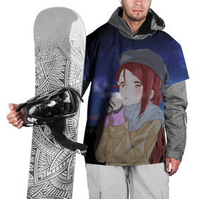 Накидка на куртку 3D с принтом Cold в Тюмени, 100% полиэстер |  | Тематика изображения на принте: anime | love live sunshine | аниме | живая любовь сияние