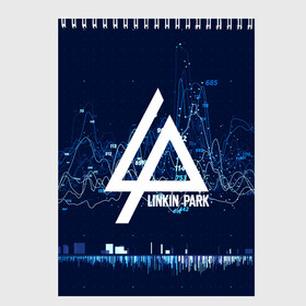 Скетчбук с принтом Linkin Park music collection в Тюмени, 100% бумага
 | 48 листов, плотность листов — 100 г/м2, плотность картонной обложки — 250 г/м2. Листы скреплены сверху удобной пружинной спиралью | linkin park | logo | music | pop | rock | usa | альтернатива | америка | металл | музыка | музыкальный | поп | рок | честер беннингтон