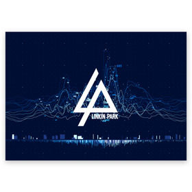 Поздравительная открытка с принтом Linkin Park music collection в Тюмени, 100% бумага | плотность бумаги 280 г/м2, матовая, на обратной стороне линовка и место для марки
 | linkin park | logo | music | pop | rock | usa | альтернатива | америка | металл | музыка | музыкальный | поп | рок | честер беннингтон