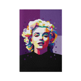 Обложка для паспорта матовая кожа с принтом Marilyn Monroe в Тюмени, натуральная матовая кожа | размер 19,3 х 13,7 см; прозрачные пластиковые крепления | girl | marilyn | monroe | usa | актриса | девушка | звезда | монро | мэрилин | певица | сша