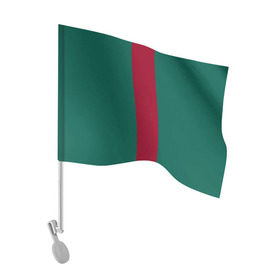 Флаг для автомобиля с принтом Зеленый/бордовый в Тюмени, 100% полиэстер | Размер: 30*21 см | gucci | гучи | гуччи | полосы