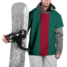 Накидка на куртку 3D с принтом Зеленый/бордовый в Тюмени, 100% полиэстер |  | Тематика изображения на принте: gucci | гучи | гуччи | полосы