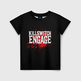 Детская футболка 3D с принтом Killswitch Engage в Тюмени, 100% гипоаллергенный полиэфир | прямой крой, круглый вырез горловины, длина до линии бедер, чуть спущенное плечо, ткань немного тянется | Тематика изображения на принте: 