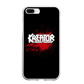 Чехол для iPhone 7Plus/8 Plus матовый с принтом Kreator в Тюмени, Силикон | Область печати: задняя сторона чехла, без боковых панелей | Тематика изображения на принте: band | blood | kreator | metal | music | rock | атрибутика | группа | кровь | метал | музыка | рок