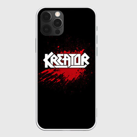 Чехол для iPhone 12 Pro Max с принтом Kreator в Тюмени, Силикон |  | Тематика изображения на принте: band | blood | kreator | metal | music | rock | атрибутика | группа | кровь | метал | музыка | рок