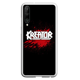 Чехол для Honor P30 с принтом Kreator в Тюмени, Силикон | Область печати: задняя сторона чехла, без боковых панелей | Тематика изображения на принте: band | blood | kreator | metal | music | rock | атрибутика | группа | кровь | метал | музыка | рок