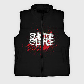 Мужской жилет утепленный 3D с принтом Suicide Silence в Тюмени,  |  | band | blood | metal | music | rock | suicide silence | атрибутика | группа | кровь | метал | музыка | рок