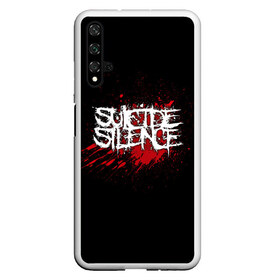 Чехол для Honor 20 с принтом Suicide Silence в Тюмени, Силикон | Область печати: задняя сторона чехла, без боковых панелей | Тематика изображения на принте: band | blood | metal | music | rock | suicide silence | атрибутика | группа | кровь | метал | музыка | рок