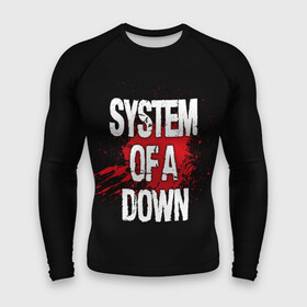 Мужской рашгард 3D с принтом System of a Down в Тюмени,  |  | band | blood | metal | music | rock | system of a down | атрибутика | группа | кровь | метал | музыка | рок