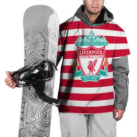 Накидка на куртку 3D с принтом FC Liverpool в Тюмени, 100% полиэстер |  | Тематика изображения на принте: england | football | liverpool fc | англия | ливерпуль | лого | фк | футбол | футбольный клуб