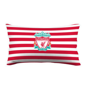 Подушка 3D антистресс с принтом FC Liverpool в Тюмени, наволочка — 100% полиэстер, наполнитель — вспененный полистирол | состоит из подушки и наволочки на молнии | england | football | liverpool fc | англия | ливерпуль | лого | фк | футбол | футбольный клуб