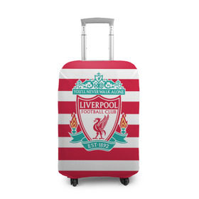 Чехол для чемодана 3D с принтом FC Liverpool в Тюмени, 86% полиэфир, 14% спандекс | двустороннее нанесение принта, прорези для ручек и колес | england | football | liverpool fc | англия | ливерпуль | лого | фк | футбол | футбольный клуб