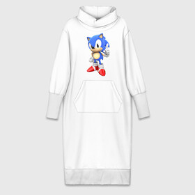 Платье удлиненное хлопок с принтом Classic Sonic в Тюмени,  |  | 16 бит | sega | sonic | классический соник