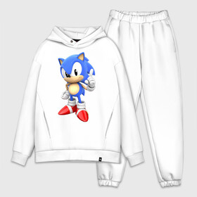 Мужской костюм хлопок OVERSIZE с принтом Classic Sonic в Тюмени,  |  | 16 бит | sega | sonic | классический соник