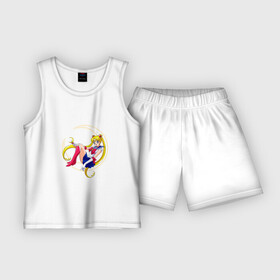 Детская пижама с шортами хлопок с принтом Sailor Moon в Тюмени,  |  | sailor moon | sailormoon | сейлор мун | сейлормун
