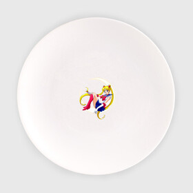 Тарелка с принтом Sailor Moon в Тюмени, фарфор | диаметр - 210 мм
диаметр для нанесения принта - 120 мм | sailor moon | sailormoon | сейлор мун | сейлормун