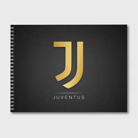 Альбом для рисования с принтом Juventus Gold Edition в Тюмени, 100% бумага
 | матовая бумага, плотность 200 мг. | champions | italy | jeep | juventus | league | италия | лига | чемпионов | ювентус